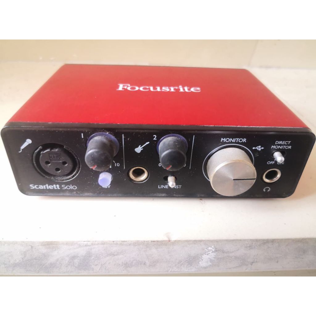 Soundcard Focusrite Scarlett Solo 2nd Gen SECOND