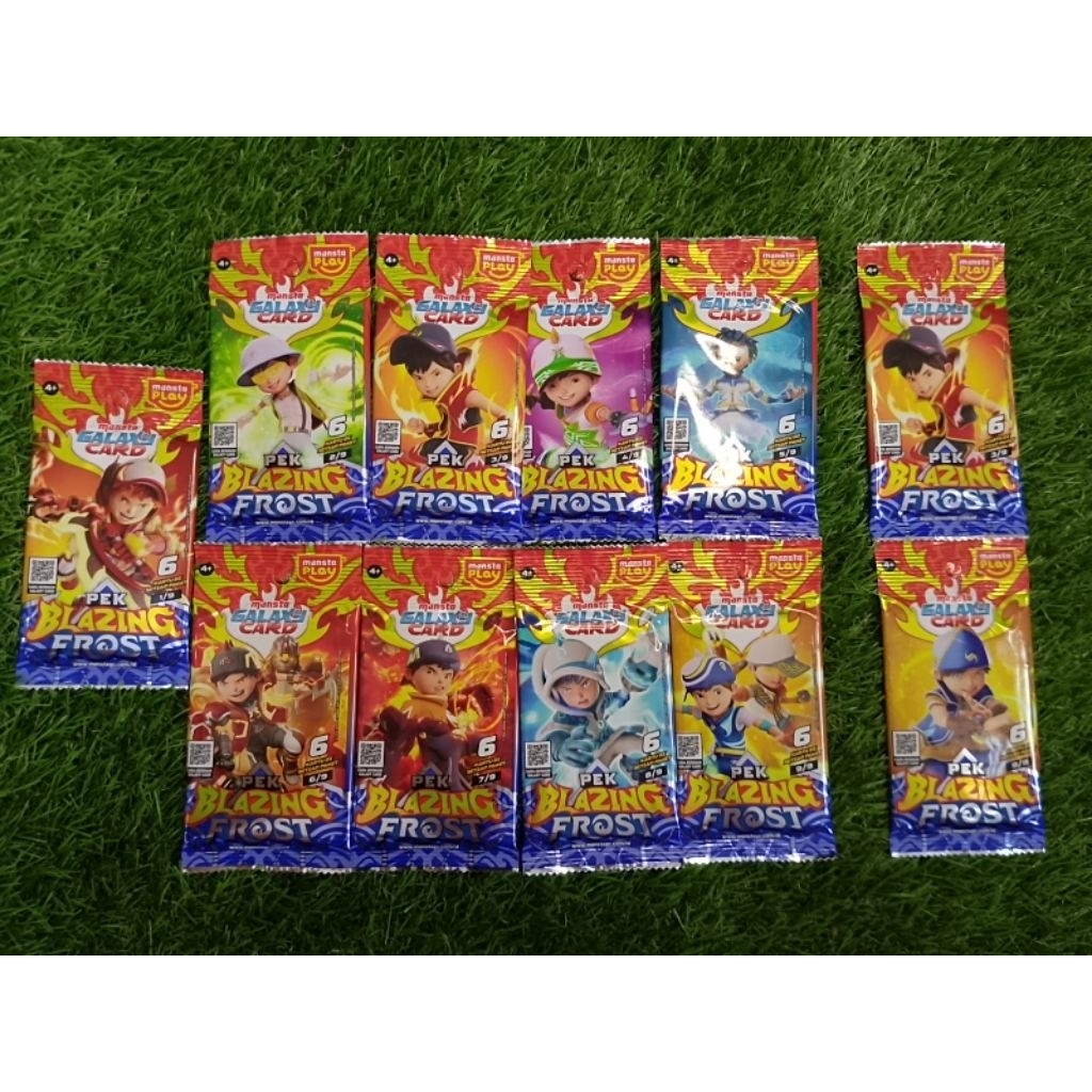 Monsta Galaxy Card Pek Blazing Frost Boboiboy Indonesia