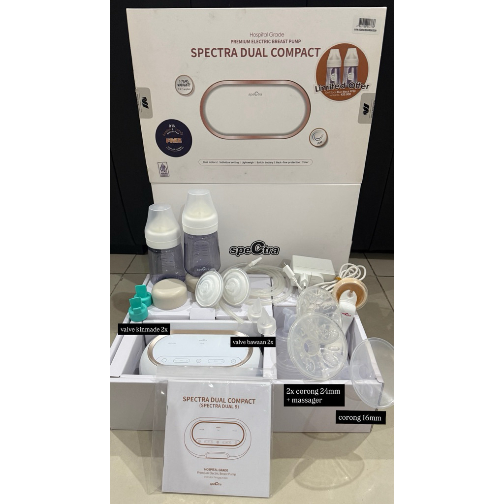 Spectra Dual Compact Hospital Grade Pompa Asi