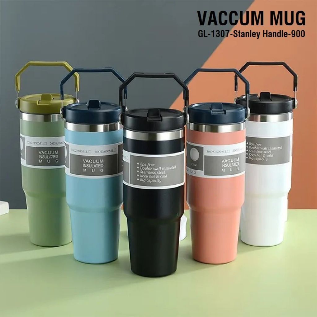 Termos Vacuum Mug 900ml Stainless Steel/ Vacuum Insulated Mug/ Termos Mug Travel