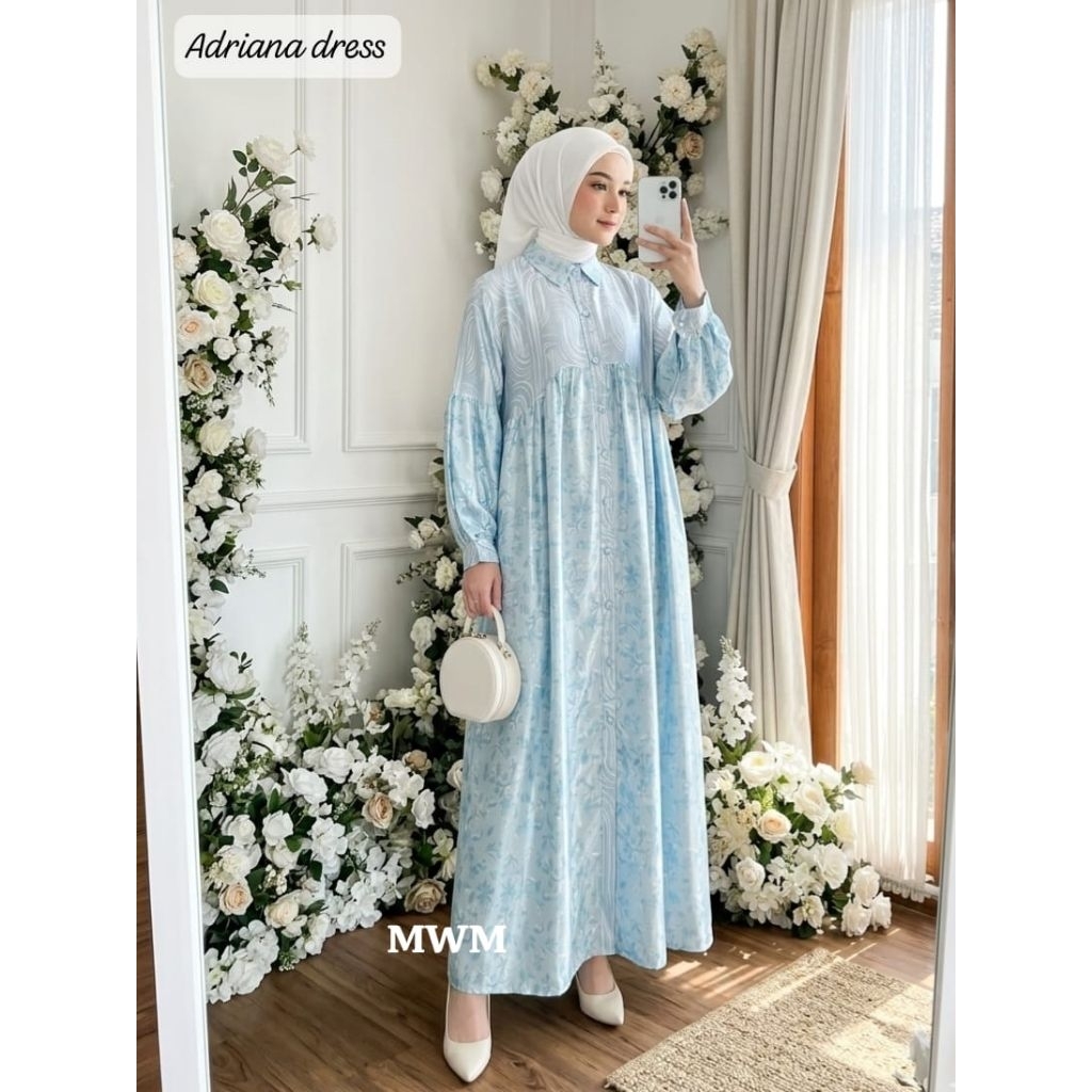 adriana dress || gamis wanita || outfit perempuan