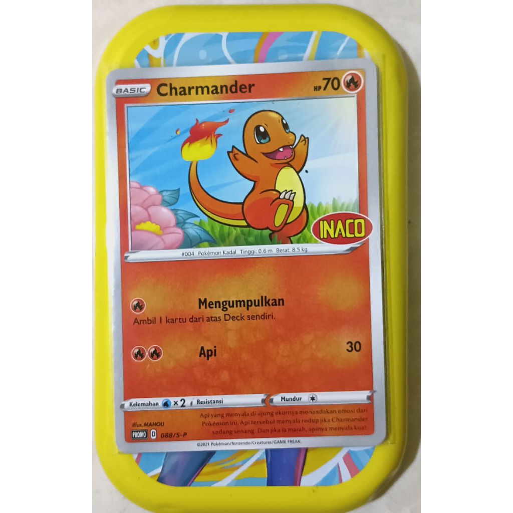 Charmander Inaco Kartu Pokemon TCG Indonesia