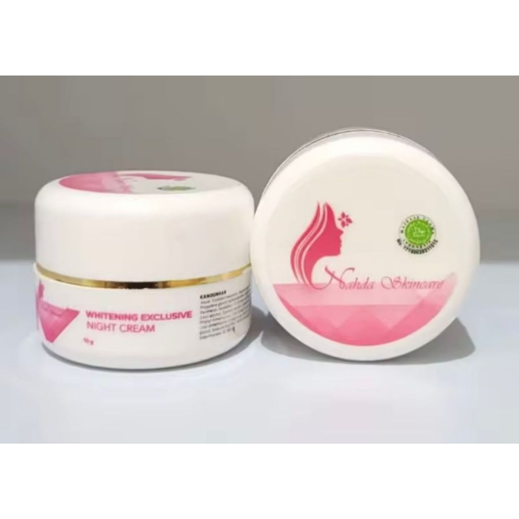 kemasan baru nahda ecer night cream, 100% original