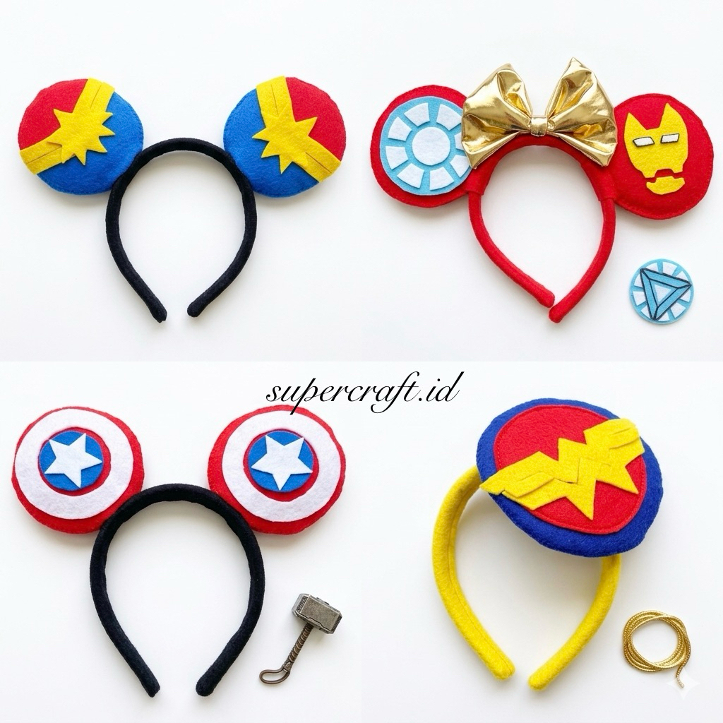 Bando Karakter Superhero Marvel Kostum Superhero Kapten Amerka Kostum Iron Man Kostum Wonderwoman Ba