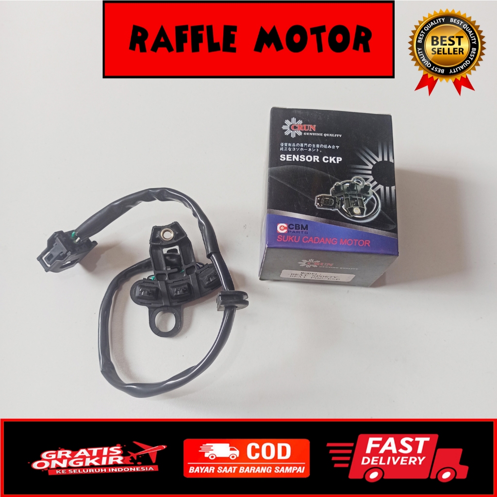 CRUN SENSOR CKP BEAT FI. CRANKSHAFT POSITION SENSOR HONDA BEAT POP. SCOOPY. SPACY FI