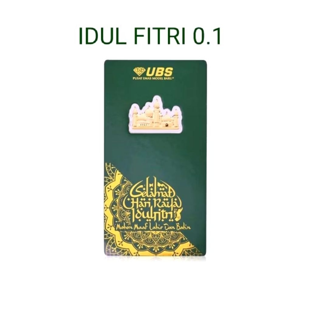 ubs 0,1 gr idul fitri limited edition