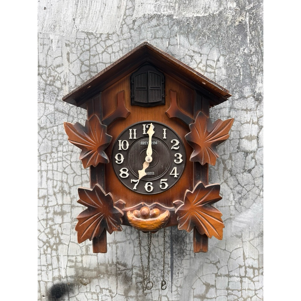 JAM KIKUK JADUL RHYTHM JAPAN ORIGINAL SIZE SEDANG 2ND NYALA RARE ITEM COLLECTOR ITEM