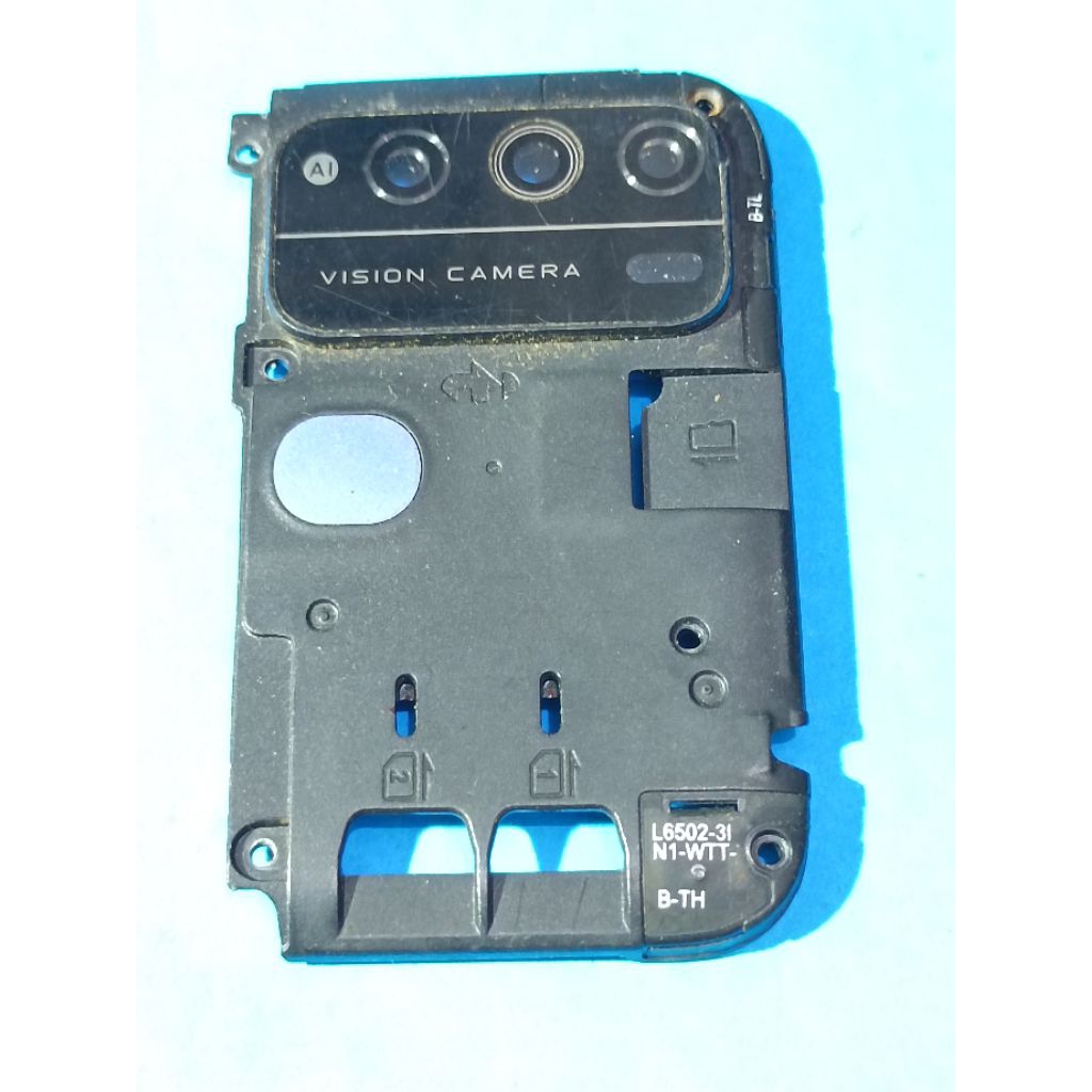 Tutup mesih/lensa camera  hp itel vision 1pro second ori COPOTAN