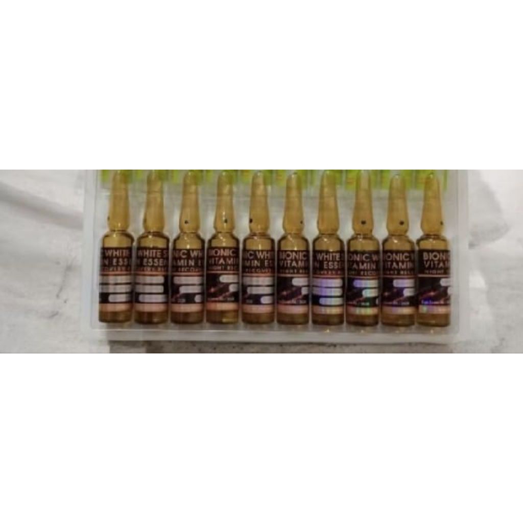 Bionic white skin essence 10 ampul Tampa box termurah