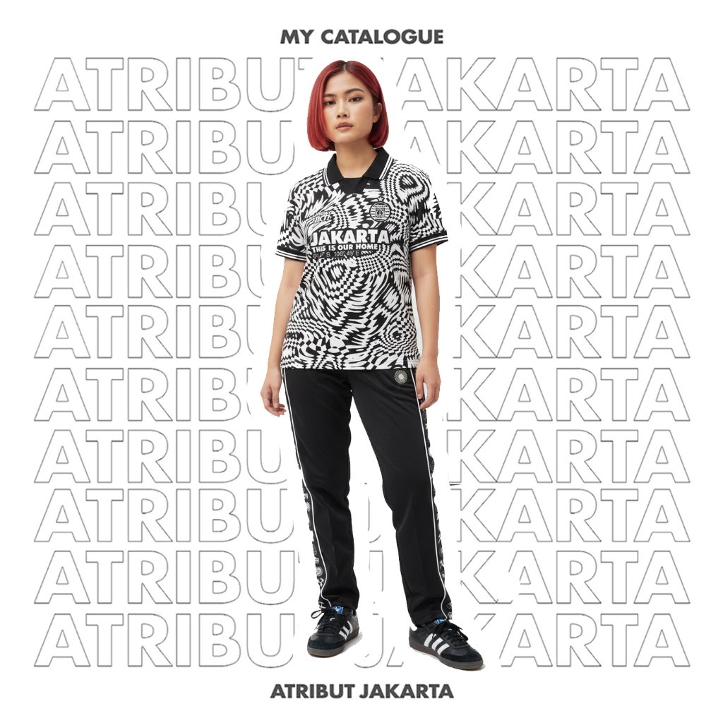 Jersey Fantasy Persija Jakarta - Black White