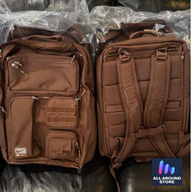 NIKE UTILITY SPEED BROWN ORIGINAL || 100% AUTHENTIC || WITH TAG & PLASTIC || READY STOCK || TAS BASK