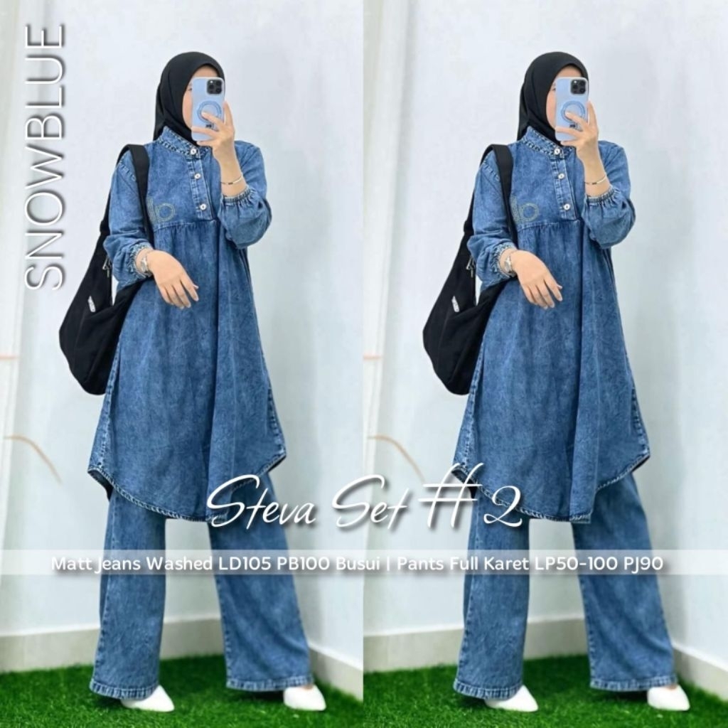 SETELAN CELANA JEANS WANITA