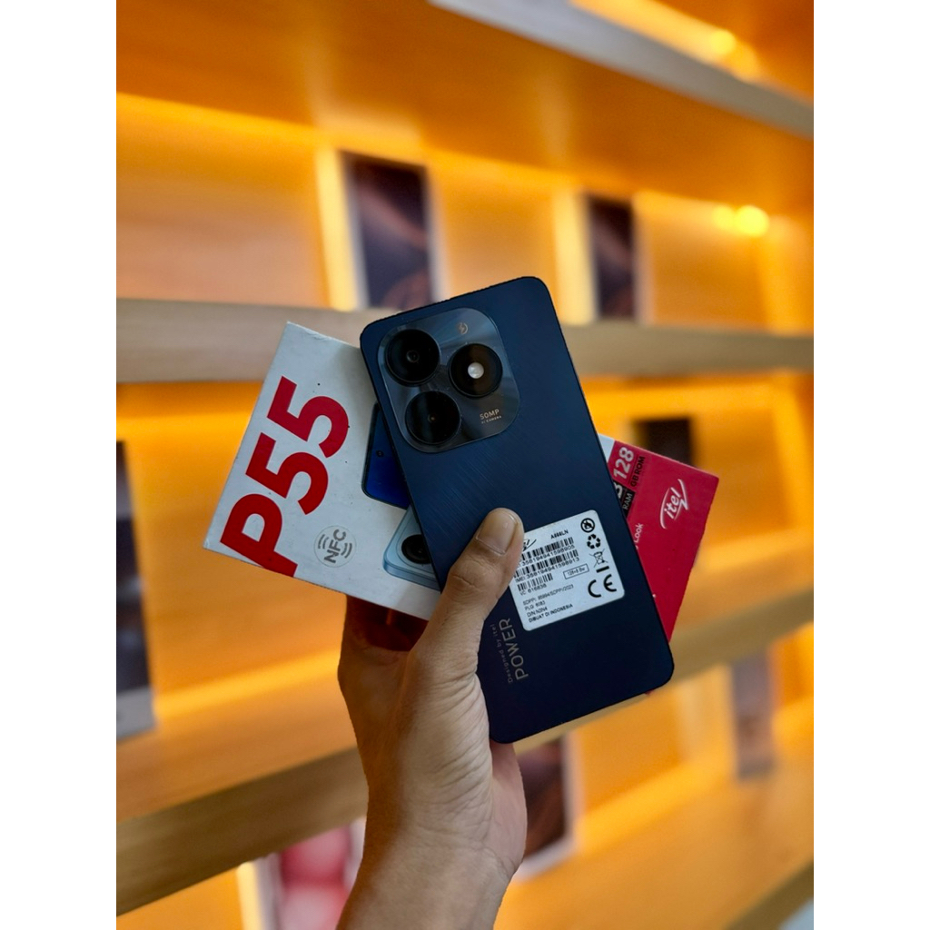 ITEL P55 POWER 8/256GB // 8/128GB SECOND MULUS PEMAKAIAN