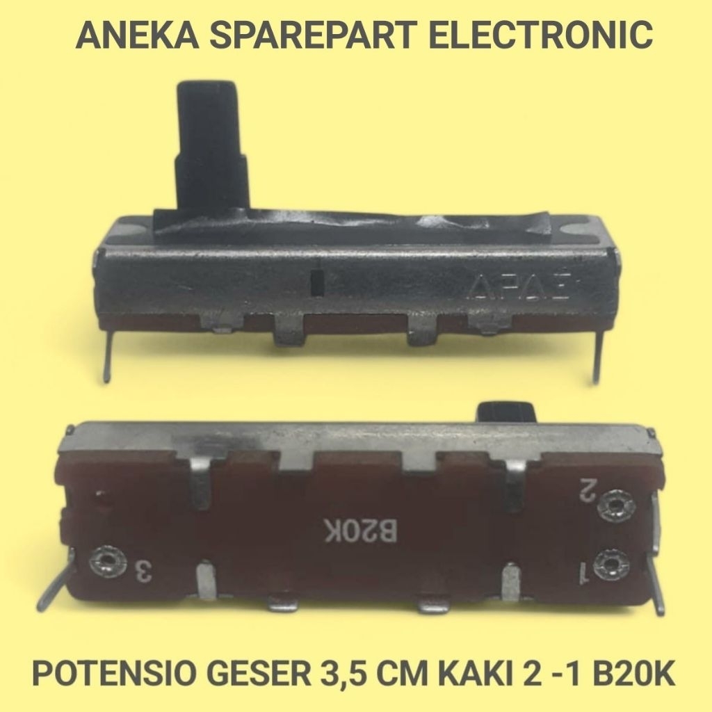 POTENSIO GESER 3,5 CM KAKI 2 -1 B20K