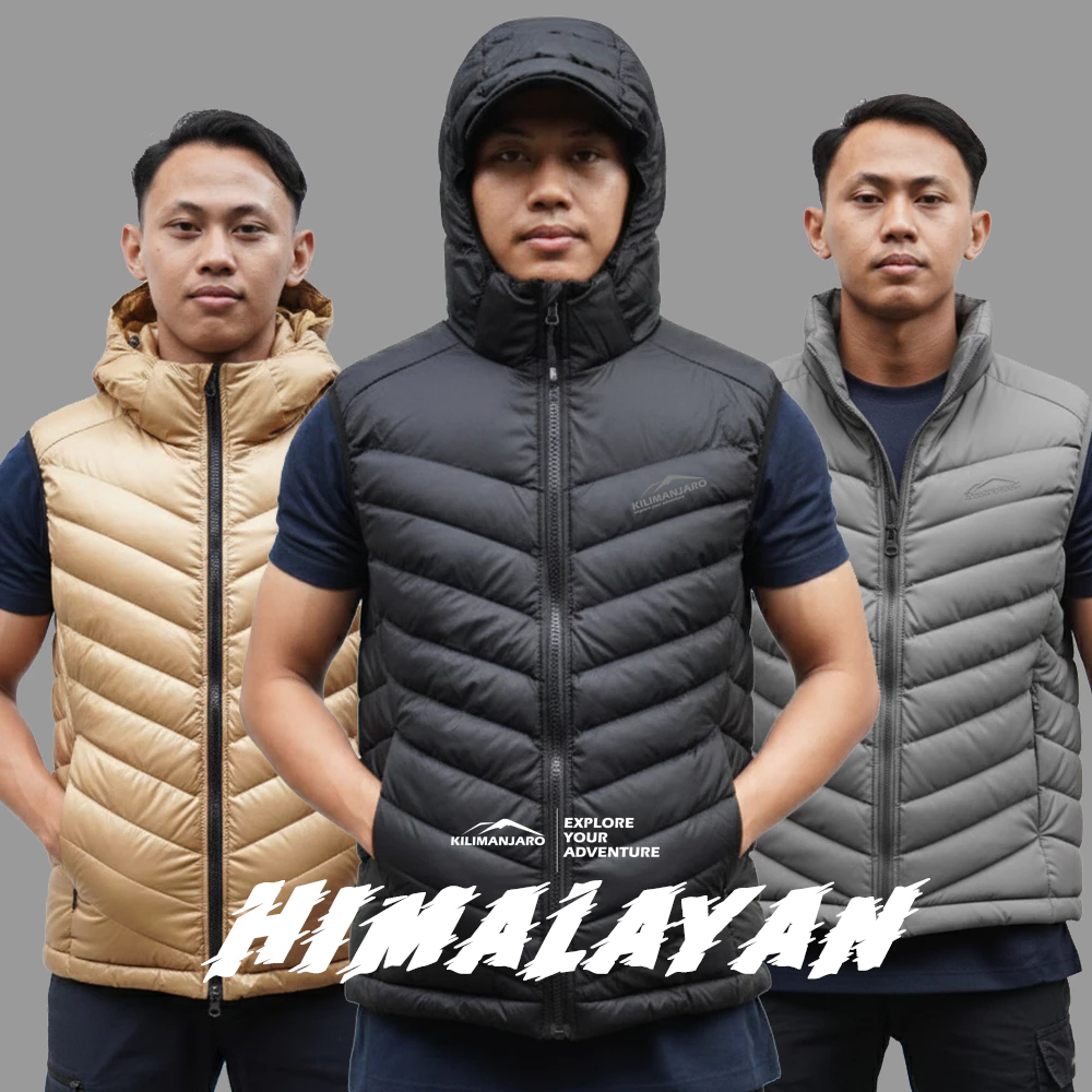 Vest Kilimanjaro Himalayan - Jaket Rompi Kilimanjaro Synthetic Down - Jaket Bulu Angsa Sintetis