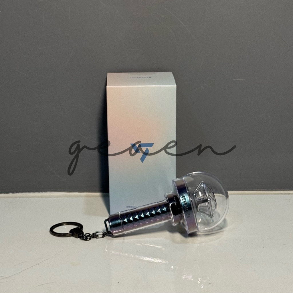 [READY SEALED] SEVENTEEN OFFICIAL LIGHT STICK VER.3 KEYRING | CARATBONG KEYRING VER.3