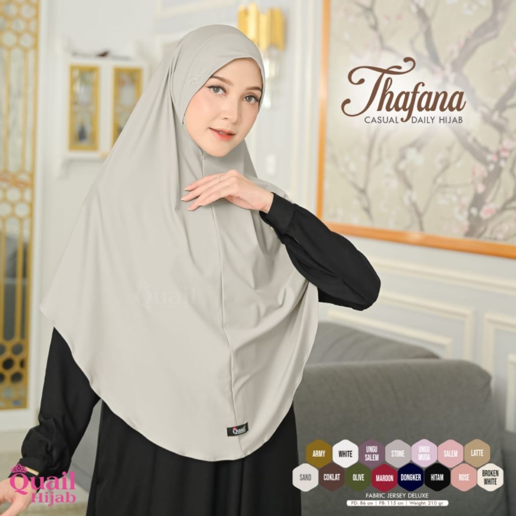 Hijab instan Nadeera / Thafana / Femila by Quail hijab ori