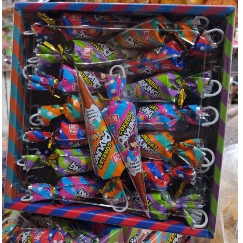 Permen Coklat payung isi 35pcs