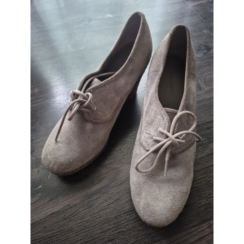 Sepatu Lacoste Ankle Wedges Boot Ori Size 37 Shoes