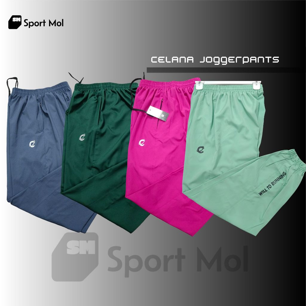 Sport mol - Celana jogger pants despo parasut pria wanita dewasa