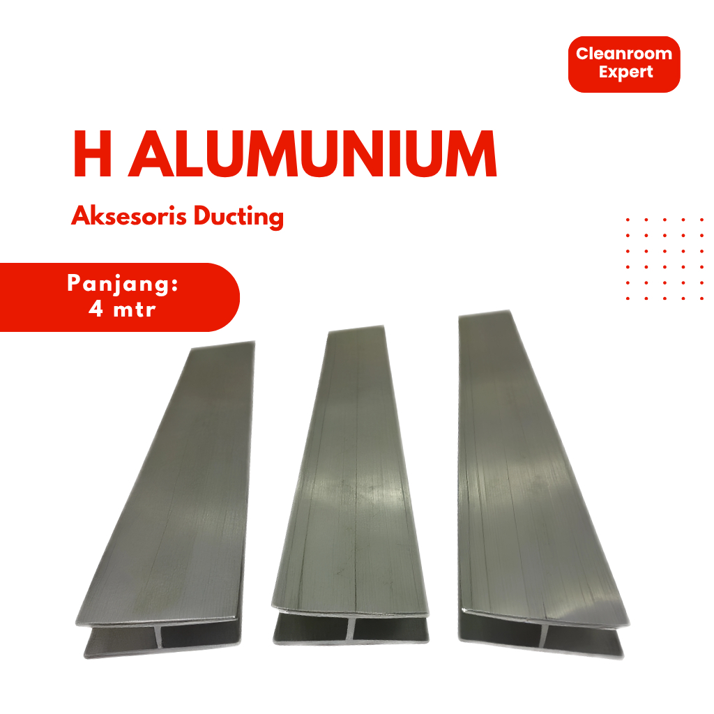 H ALUMUNIUM FLANGES 4M / SAMBUNGAN DUCTING / SAMBUNGAN PU