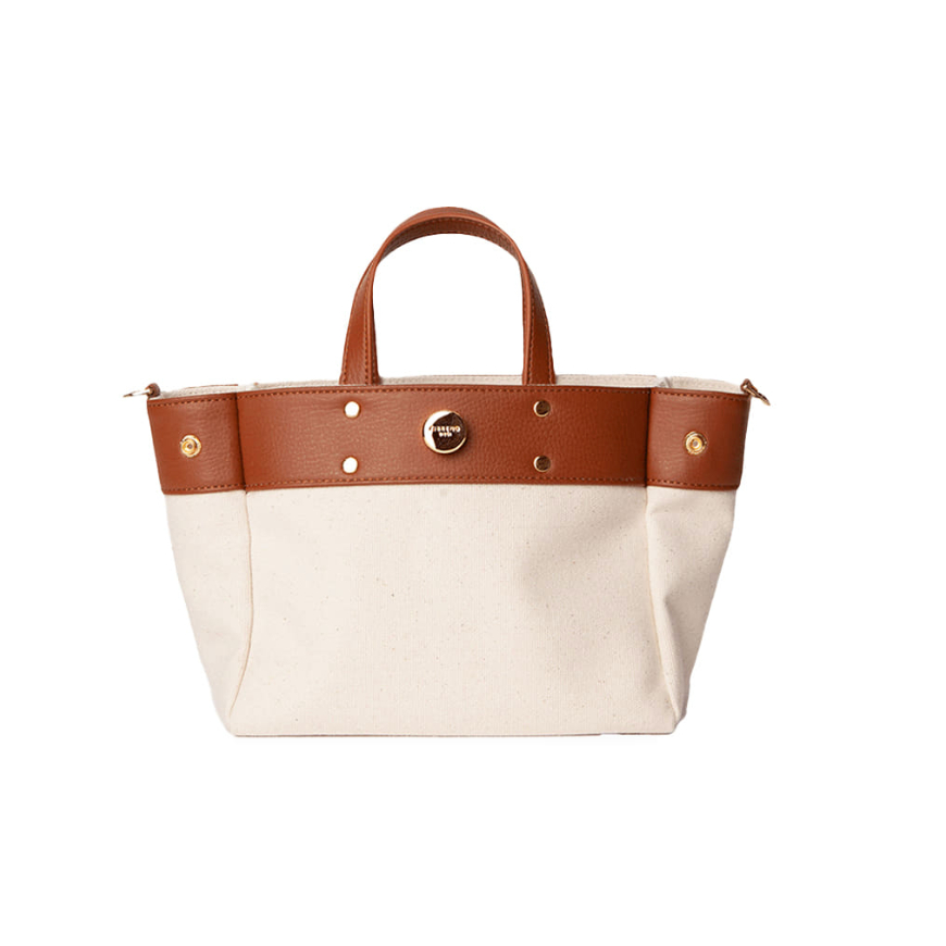 READY STOCK FIBRENO BAG TUTTI BAG SMALL • 43 CARAMEL
