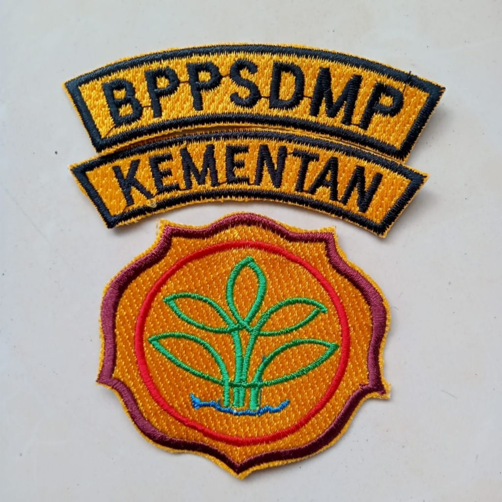 BET BORDIR LOGO LAMBANG KEMENTRIAN PERTANIAN,KEMENTAN BPPSDMP BADAN PENYULUHAN DAN PENGEMBANGAN SDM 