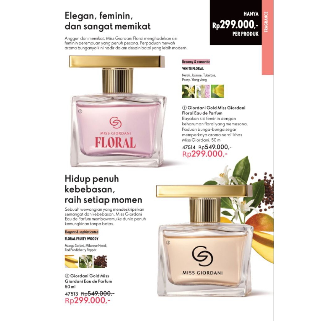 (April) Giordani Gold Miss Giordani Floral Eau de Parfum/Giordani Gold Miss Giordani Eau de Parfum