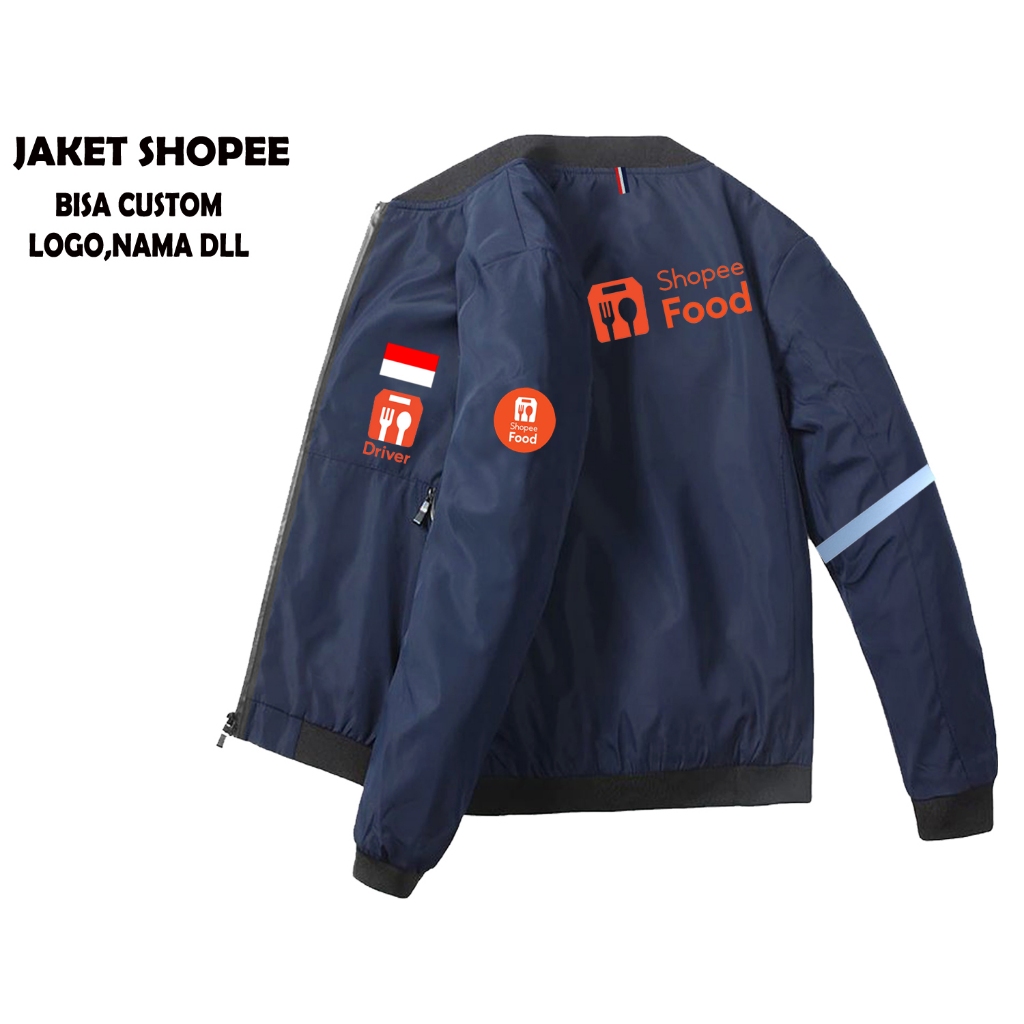Jacket shhoopee food jacket driver ojol-aket Bomber Bisbol Scotlight Ojol Pria Shopee Food