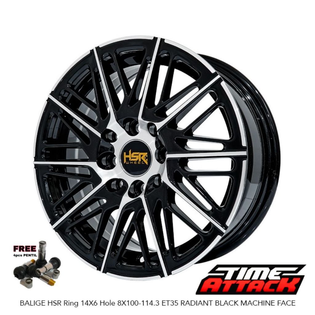 Velg Mobil HSR Balige R14 Velg Mobil Calya Xenia Karimun Picanto Ring 14