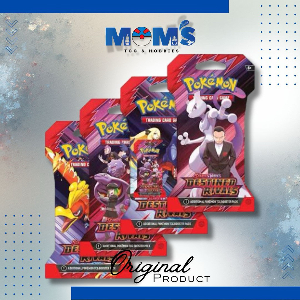 English Pokemon Trading Card Game Pokemon Trading Card Game Scarlet & Violet Destined Rivals Sleeved