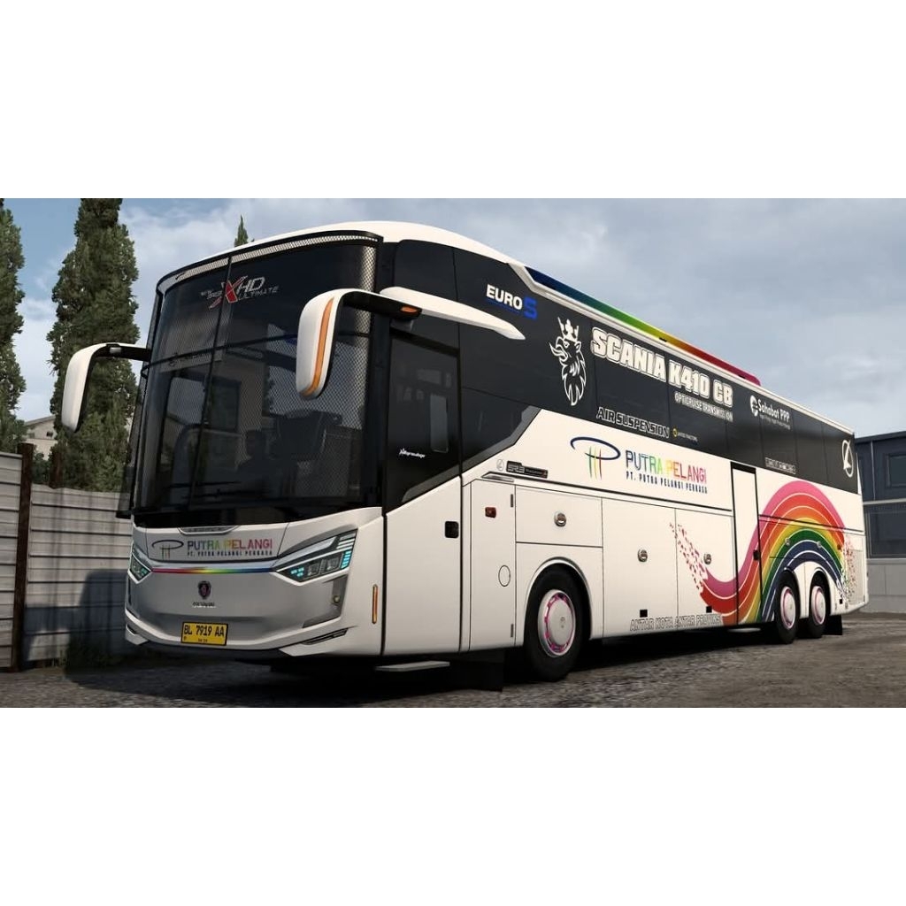 PAKET MOD PACK ETS2 ONLINE bus nuansa Indonesia