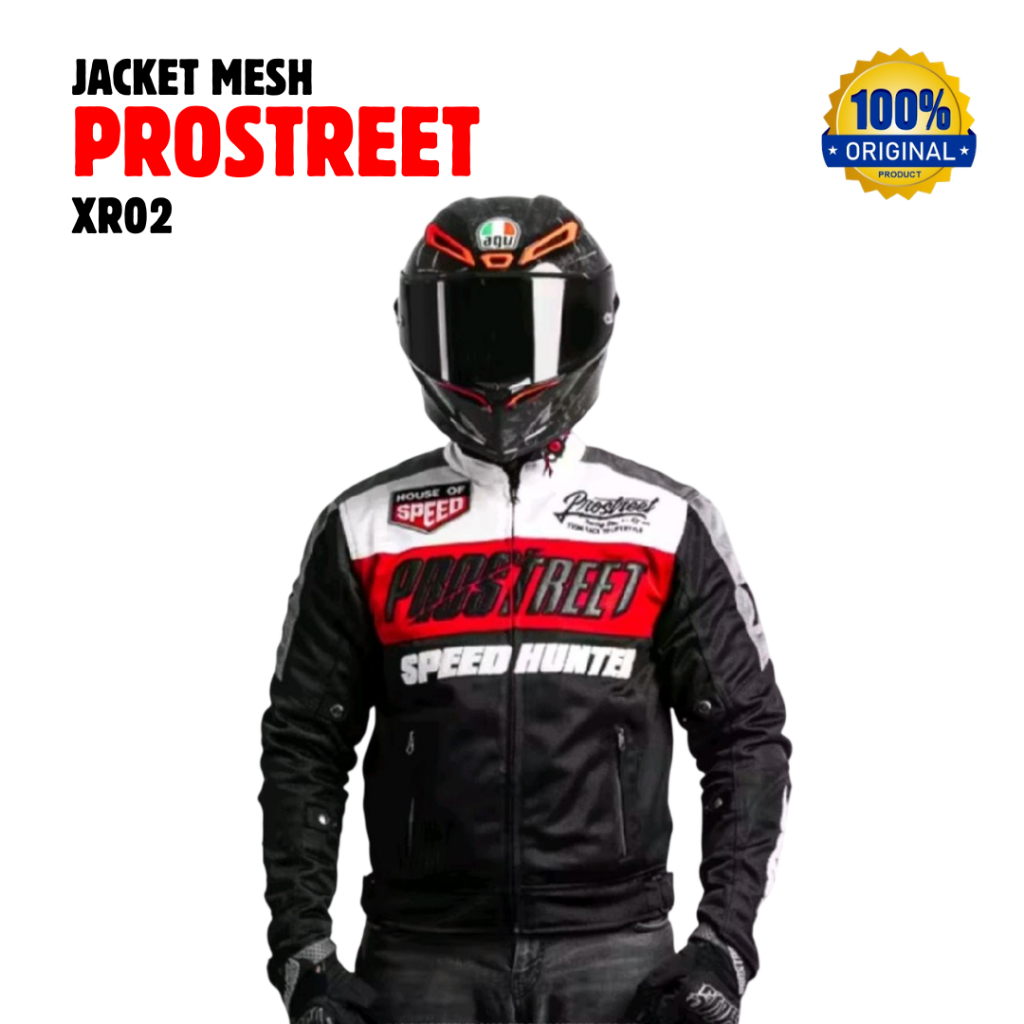 JAKET MOTOR MESH PROSTREET CLAYMORE XR02 ORIGINAL