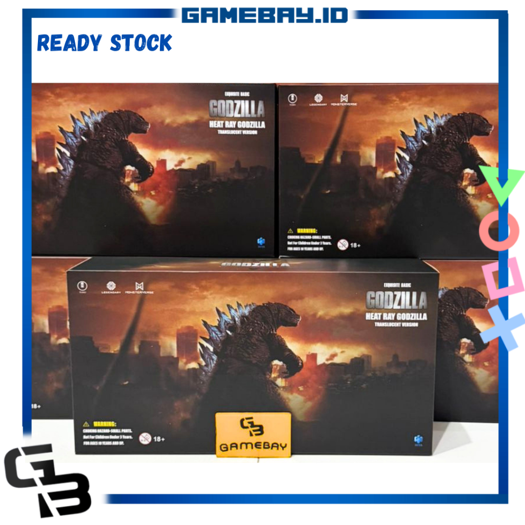 EBG0079 HIYATOYS / HIYA TOYS Exquisite Basic Series None Scale 7 Inch Godzilla 2014 Godzilla Translu