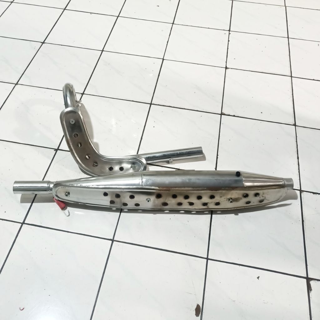 Knalpot Scrambler C Series Bebek C70 C50 Astrea Grand