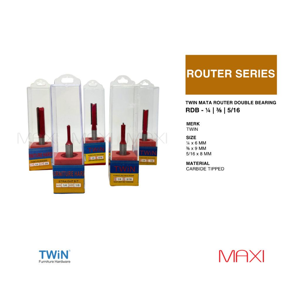 TWIN - Mata Router Edging - Mata Profil Router Edging R2