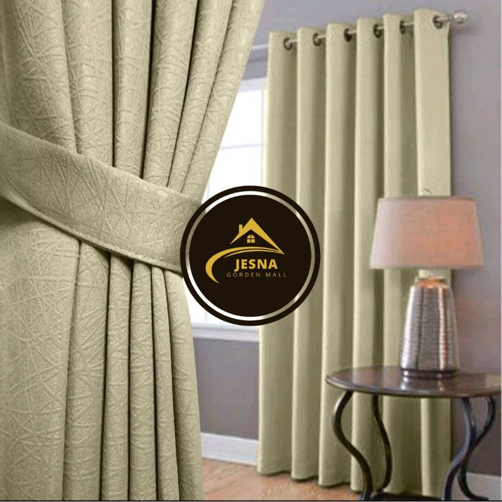 GORDEN BLACKOUT 12 SMOKRING JENDELA TEBAL TIRAI POLOS HORDENG PINTU MEWAH PREMIUM MINIMALIS