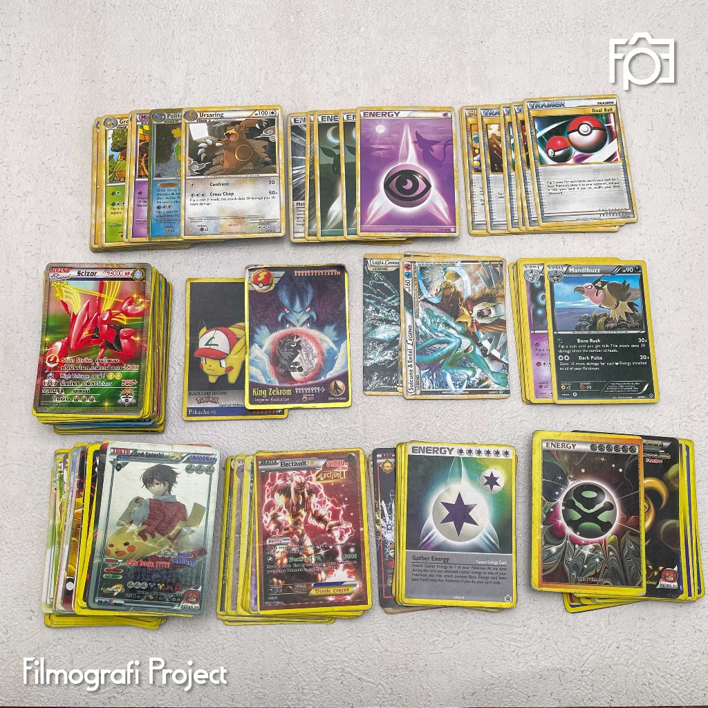 Kartu Pokemon Card Second Vintage 2010-2015 Campur Mix