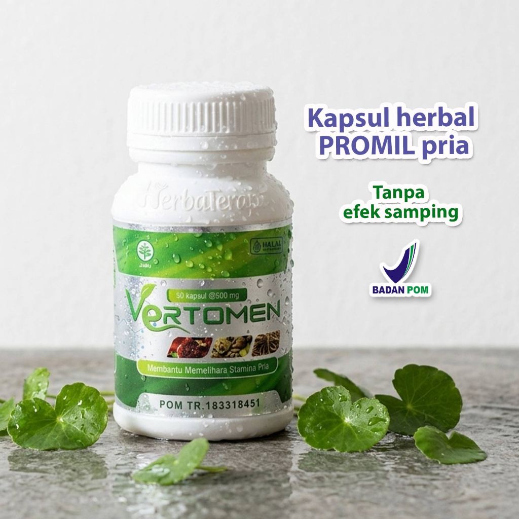Vertomen Original - Herbal Penambah Kesuburan Pria (Promil)