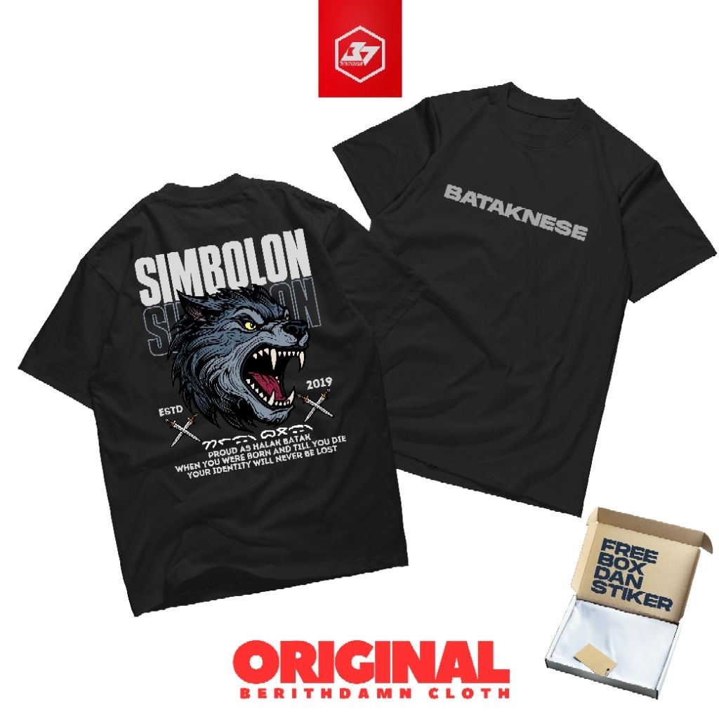 Kaos Batak Marga SIMBOLON Tshirt Premium Cotton 24s Berithdamn Cloth