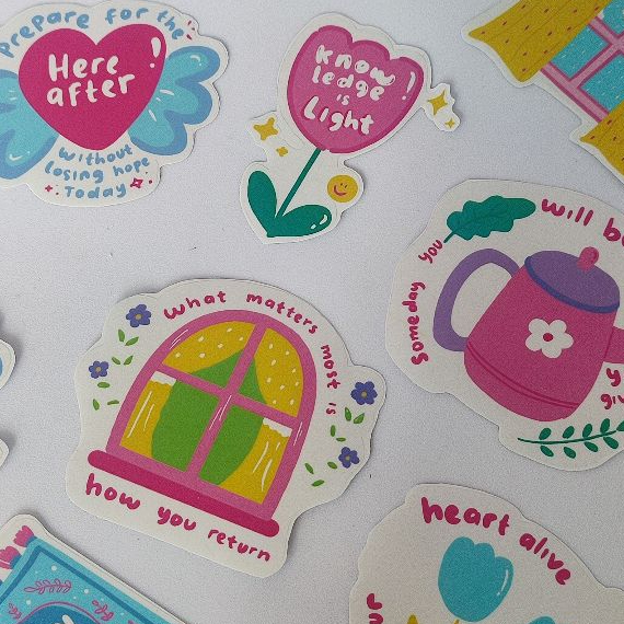 Remember someday sticker Islam Aesthetic cute moslem quotes sticker vinyl kisscut