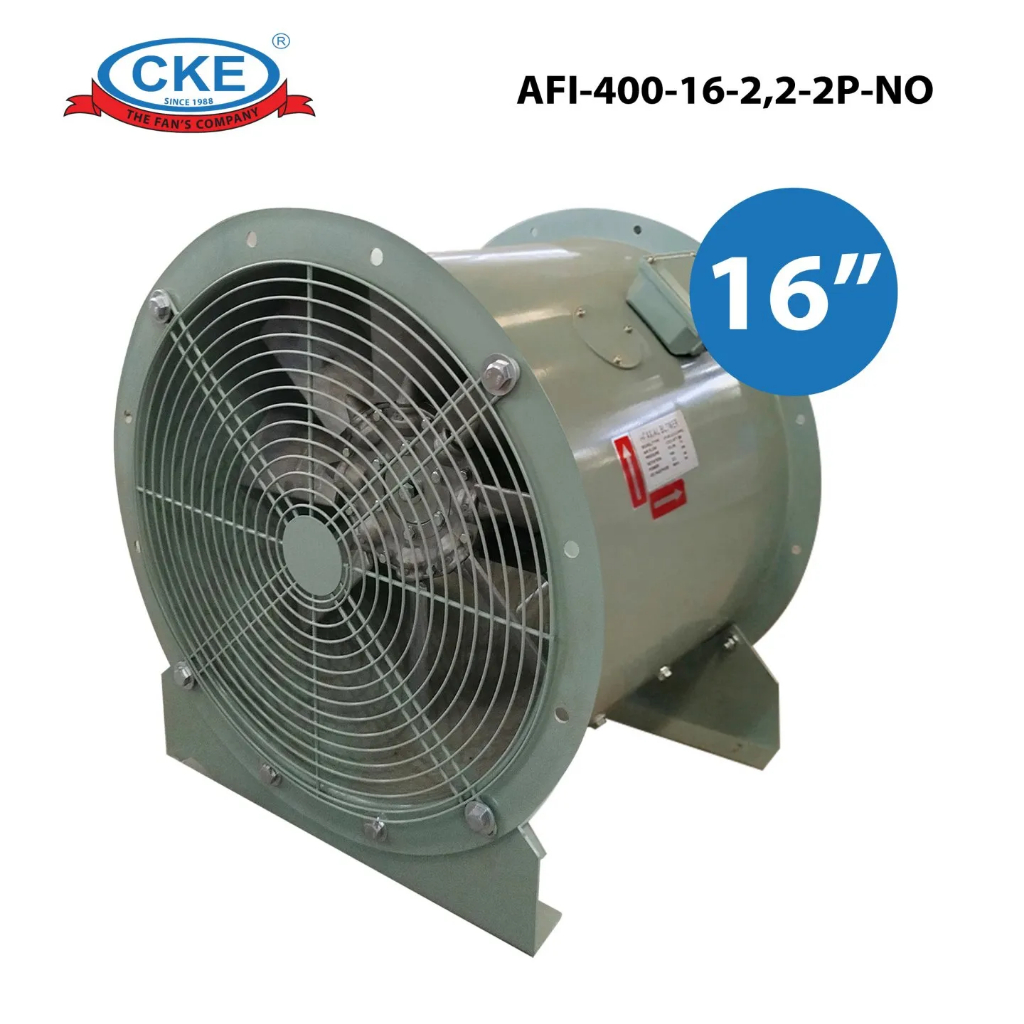 Axial Fan Direct CKE 16 Inch Industri 380V 2,2KW AFI-400-16-2,2-2P-NO Blower Gedung