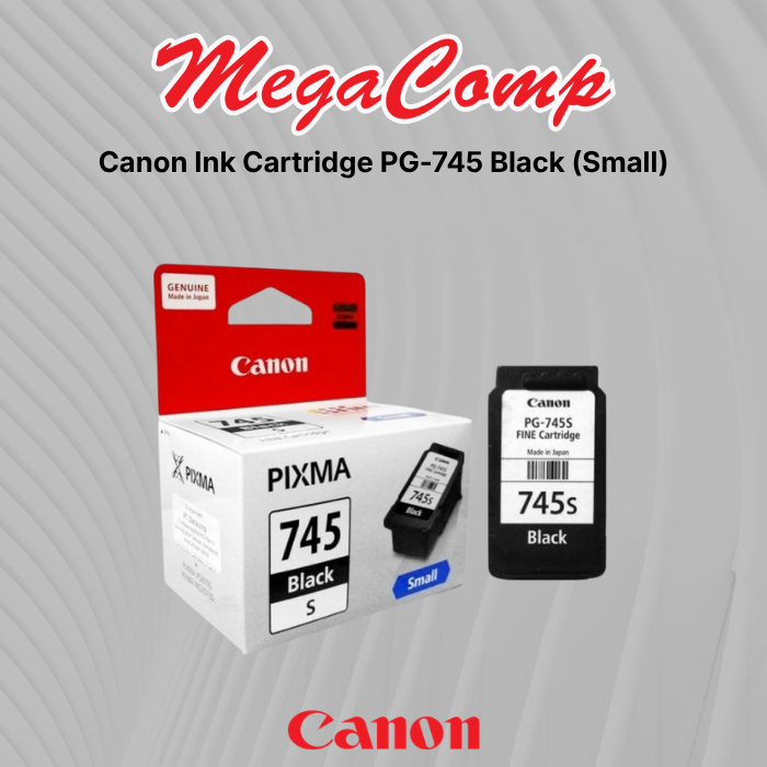 Canon PG-745 Black Ink Cartridge Original Tinta Printer PIXMA MG2570S MG2470 IP2870S