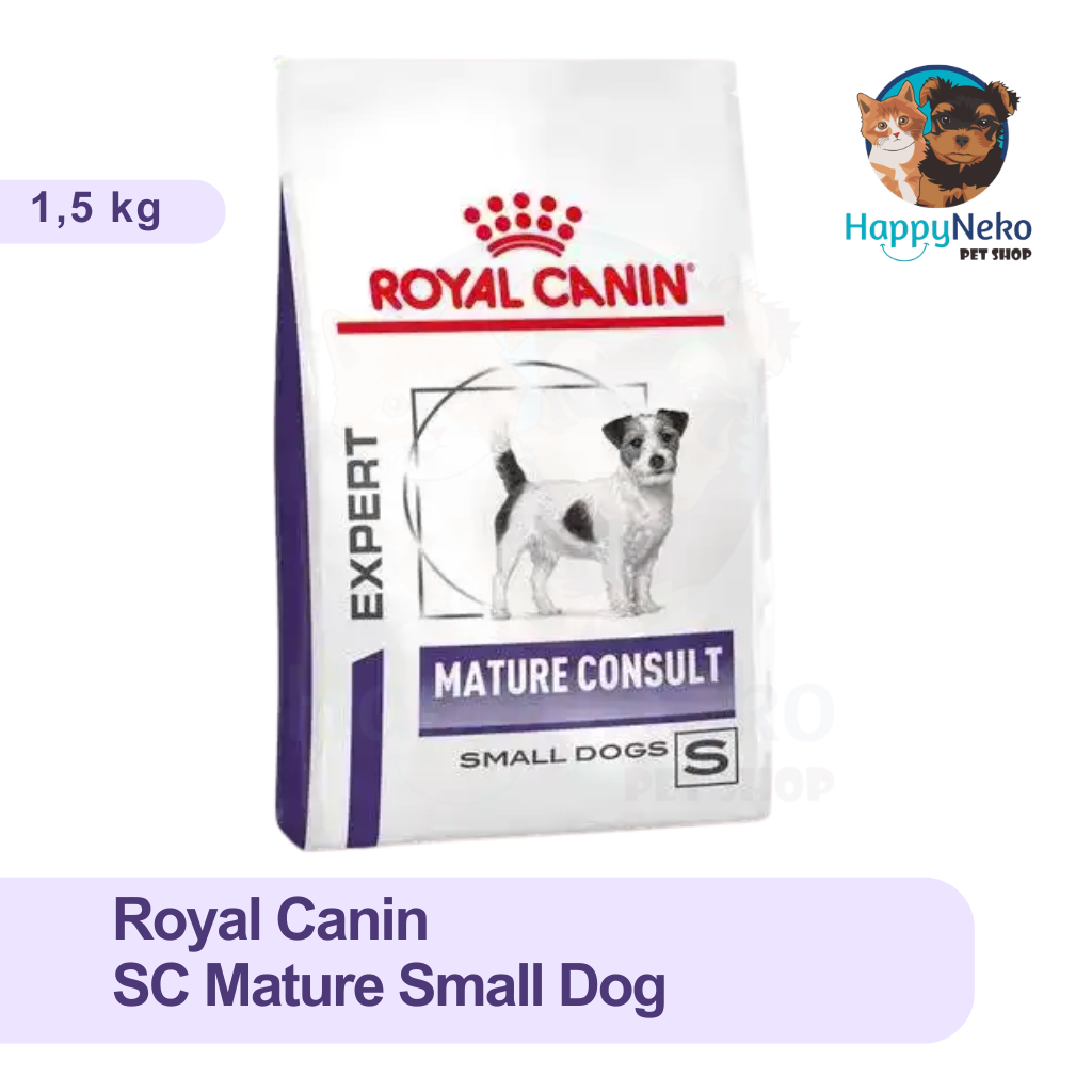 ROYAL CANIN VET MATURE CONSULT SMALL DOG 1,5KG MAKANAN KERING ANJING DEWASA RAS KECIL FRESH PACK