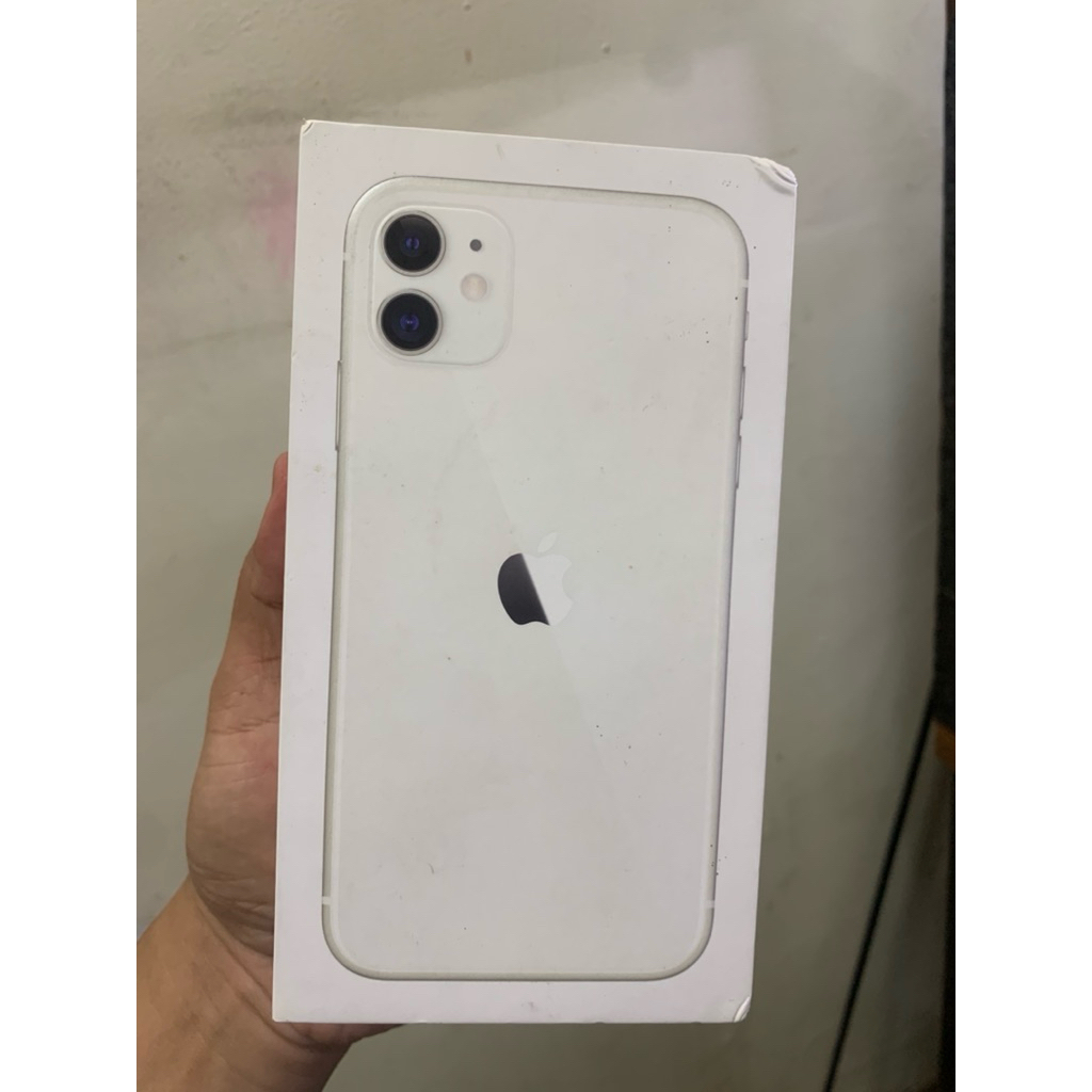 Dus/kotak HP iphone 11 white original/dus tebal