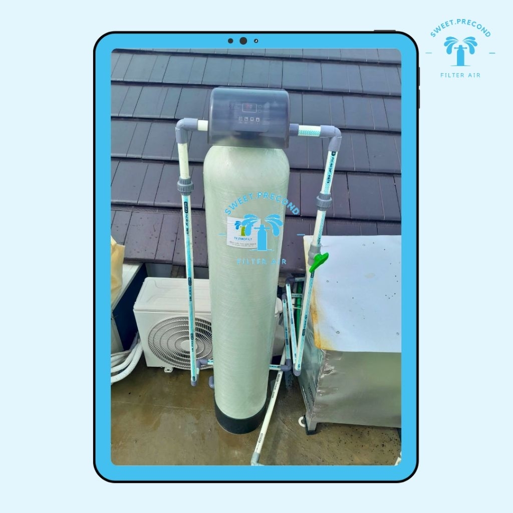 Paket Tabung Filter Air Otomatis 1054" + Media