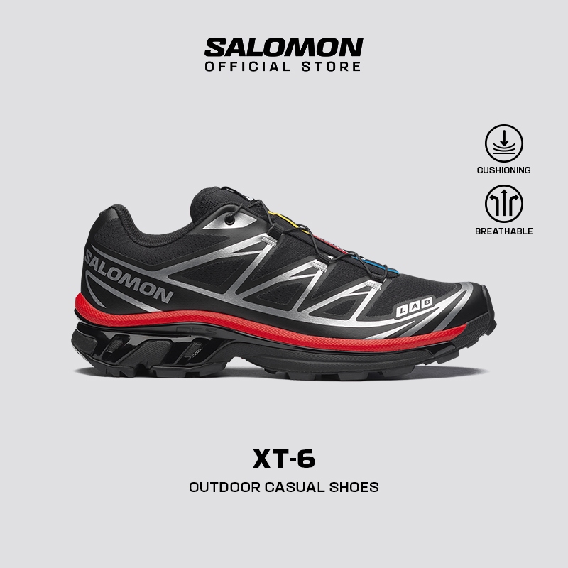 SALOMON XT-6 Trial Running Shoes Sepatu Lari Pria Sports Sneakers Hiking Shoes - L47988200
