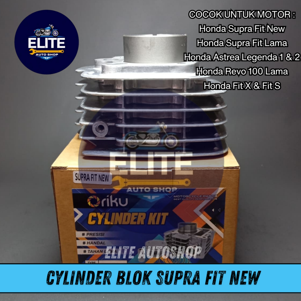 BLOK SEHER CYLINDER PISTON RING KOMPLIT ORIGINAL SUPRA FIT NEW_SUPRA FIT LAMA_FIT X_FIT S_REVO LAMA_