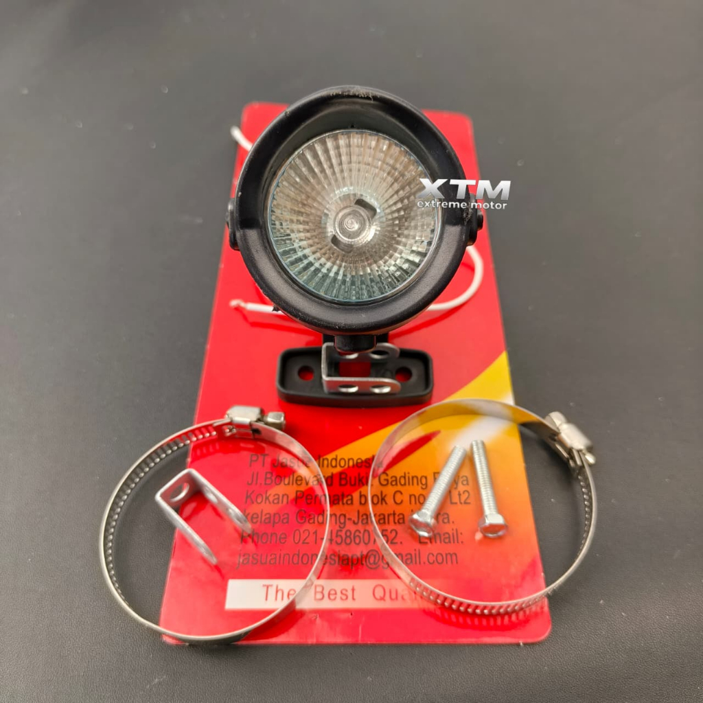 Lampu Tembak CR7 Model Kodok Trail Universal Lampu Sorot Kabut Motor