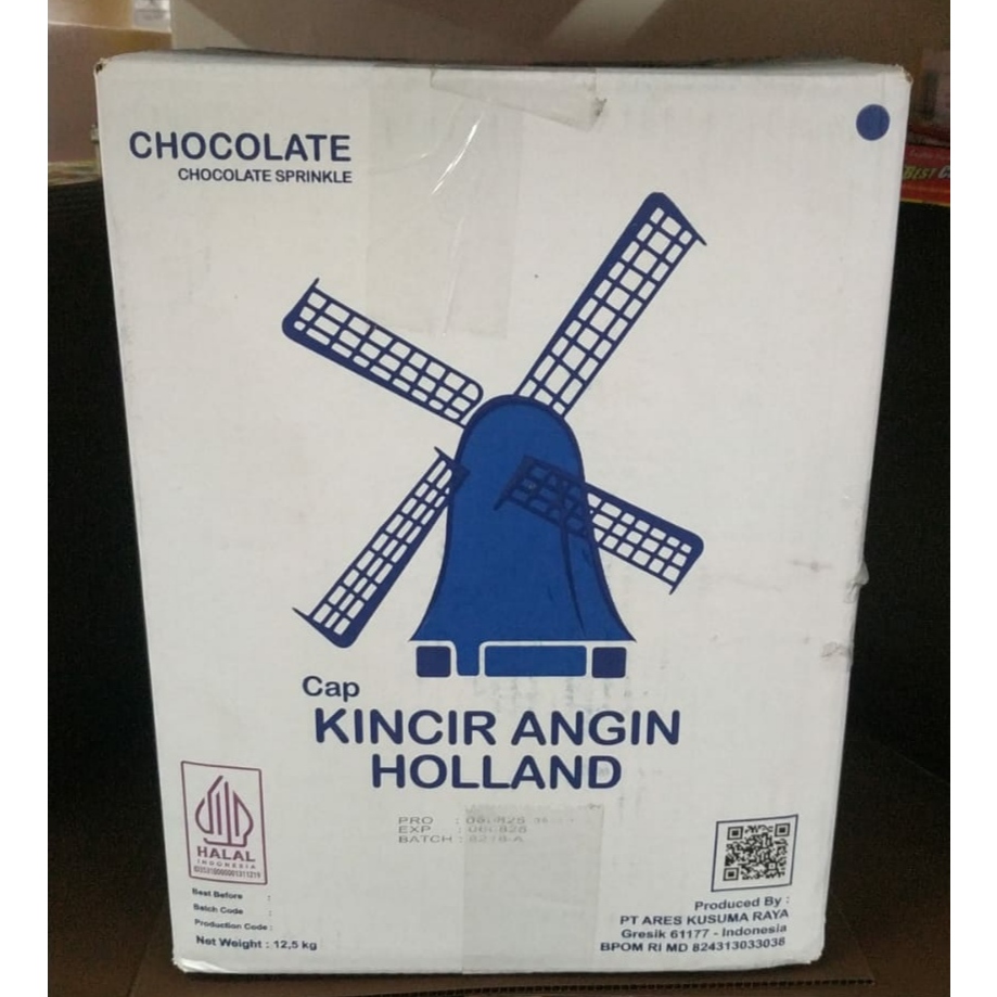 Meses Cokelat HOLLAND / Holland Biru 1 Dus Karton 12.5 Kg